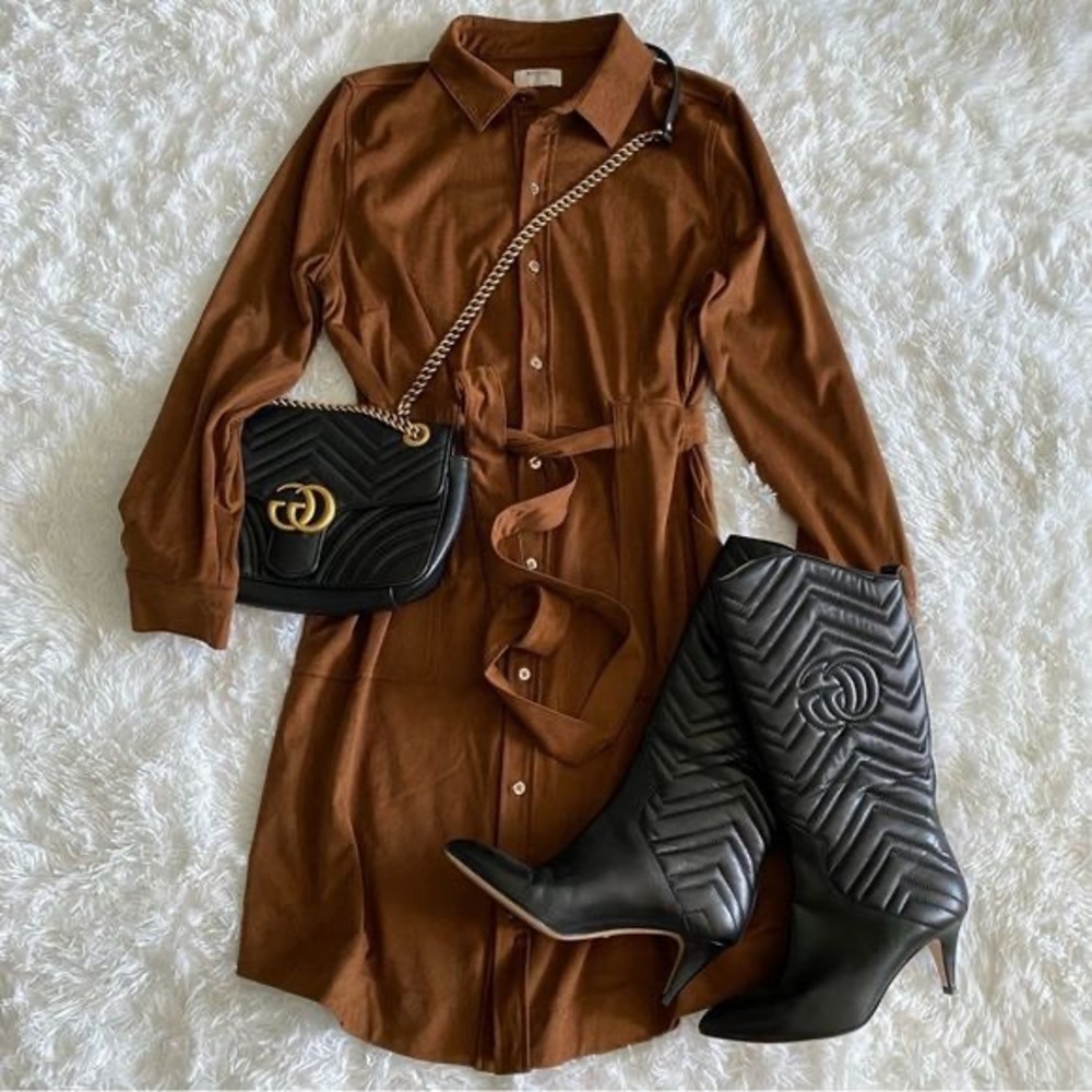 Brand New Super Soft Suede Dress